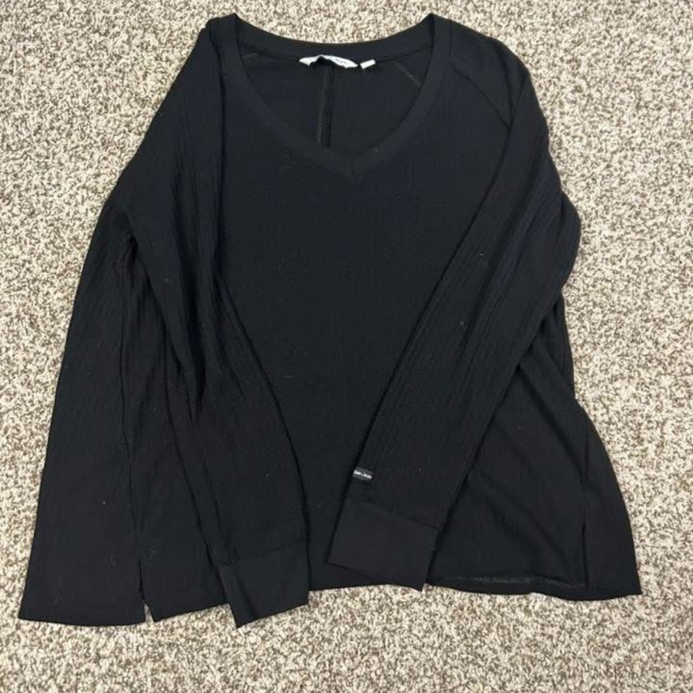 Calvin Klein Black V-Neck Top